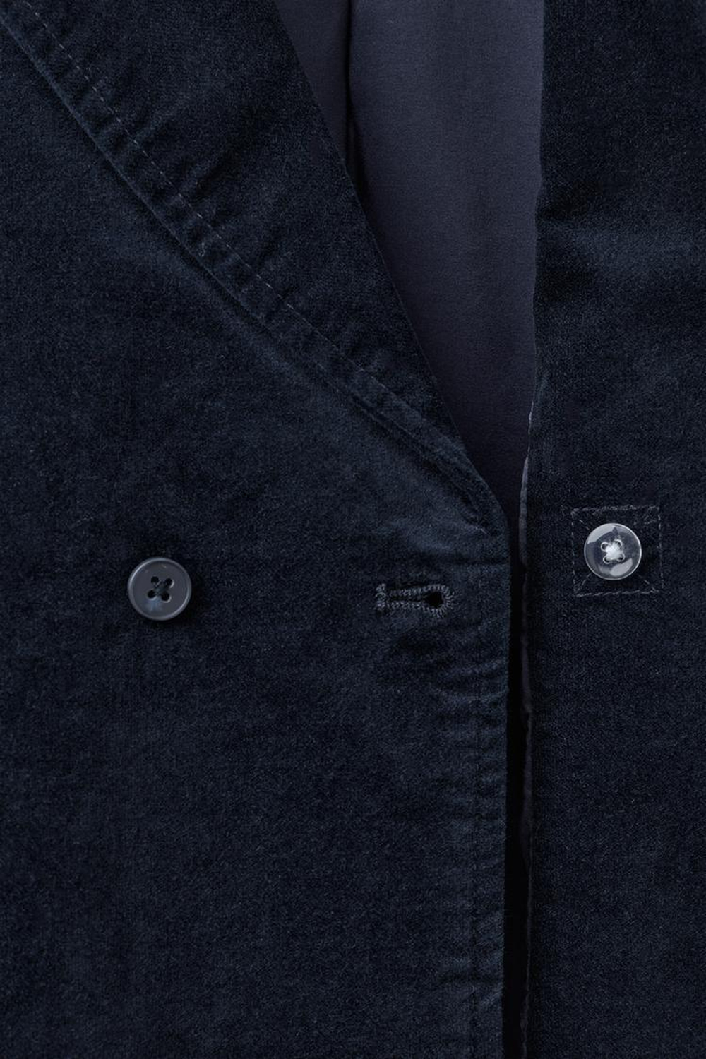 ZARA БЛЕЙЗЕР КОСТЮМНЫЙ БАРХАТНЫЙ, МОРСКОЙ СИНИЙ