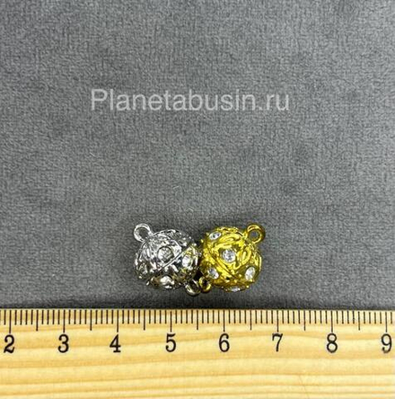 Замки (Китай) магнитный с микроцирконами 0661