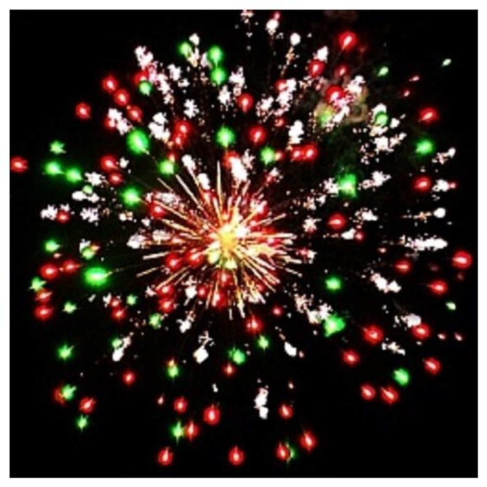 Батарея салютов "Хоровод" 7 эффектов, 36 зарядов, 40 м