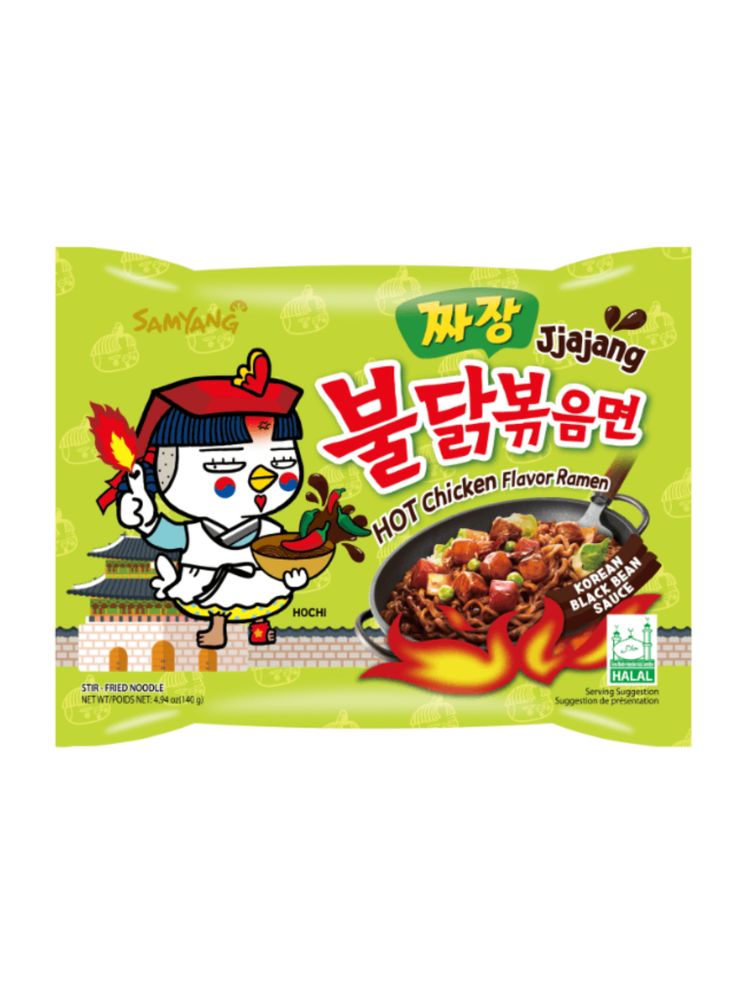 Лапша Samyang Jjajang Острая курица 140 г 5 шт