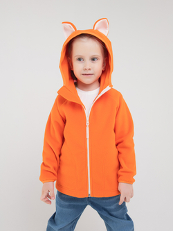 Толстовка флисовая "Лисичка" оранжевый