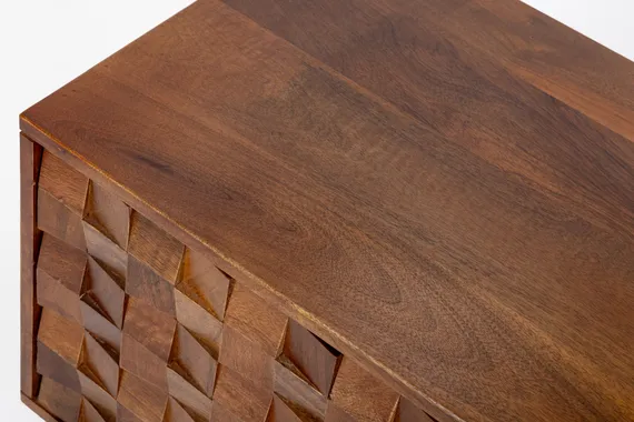 Тумба под ТВ Brick из дерева манго, 115х50 см