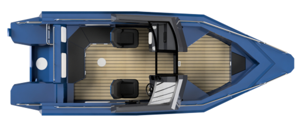 Алюминиевый катер BERKUT Active DC