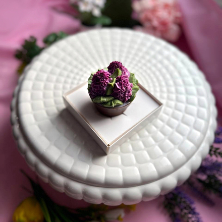 Шоколадный горшочек "Сладкий цветник"