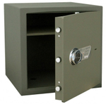 Сейф взломостойкий Safetronics NTR-39ME, электрон. кодовый + мастер ключ, Полка