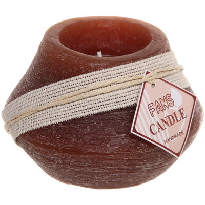 Свеча «Honey story» 7*9см цвет кофейный F-3004