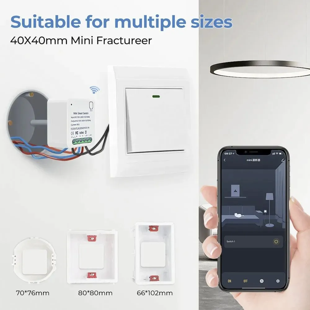 Умное реле Zigbee 3.0,одноканальное 16A, двухпозиционное управление,smart life