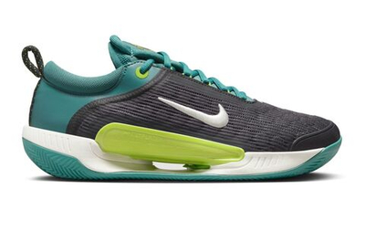 Теннисные кроссовки Nike Zoom Court NXT Clay - mineral teal/sail/gridiron/bright cactus - White Multikolor Gray Бирюзовый Green