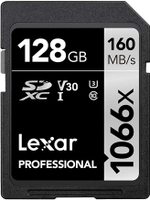 Lexar Professional  SDXC 128GB 1066x UHS-I U3 V30