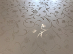Раскладной кухонный стол Wide beige flowers