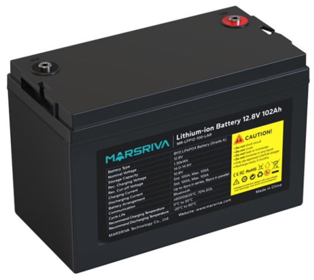 Батарея Marsriva MR-LFP12-100-LAR