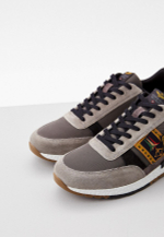 Кроссовки муж. AERONAUTICA 202 серый нашивки