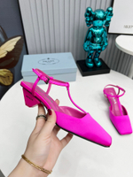 Prada Satin Slingback Pumps