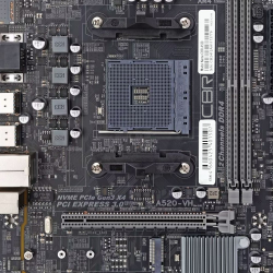 Материнская плата CBR A520 ( Chipset A520, Socket AM4, 2*DDR4, mATX, VGA+HDMI, 1*PCIEx16,1*PCIEx1,1*M.2(NVME & SATA), 4*SATA3, 2*USB2.0 + 4*USB3.0, LAN 1Gb)