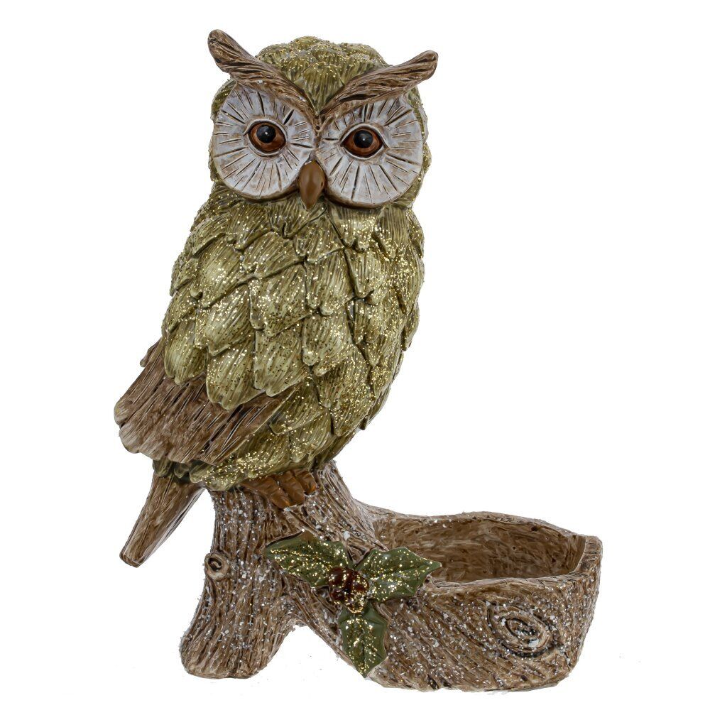 GAEM Подсвечник декоративный "Сова", L10,5 W6 H13,5 см, 2в.