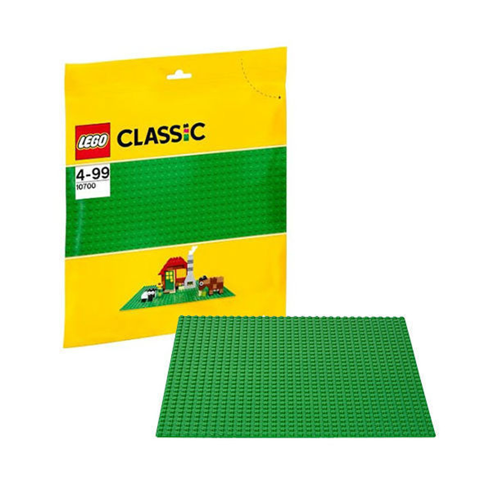 LEGO Classic: Строительная пластина зеленого цвета 10700 — 32x32 Green Baseplate — Лего Классик