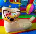 Коммерческий надувной батут «Зайка Степашка 2» 5*5*2,8 м