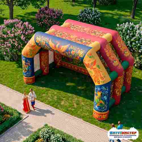 Надувная сцена для выступлений «Тридевятое царство», 8×4×4 м
