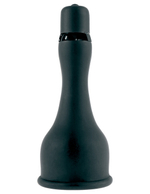 Насадка на головку с вибрацией и сосущим эффектом Vibrating Silicone Head-Master (10 режимов ) (Цвет: черный)