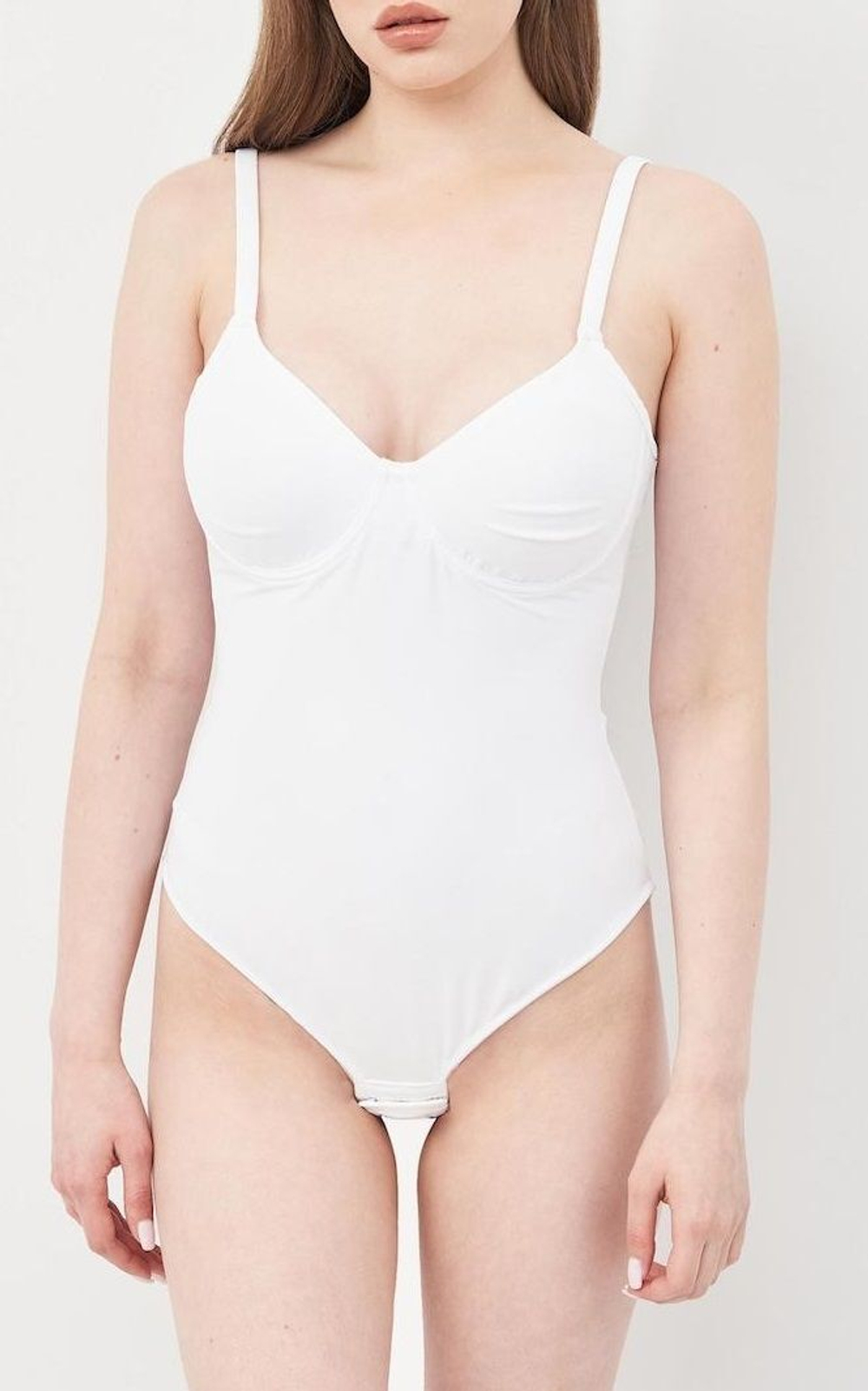 Боди с мягкими чашками на косточках (Размер: 5B) (Цвет: телесный)