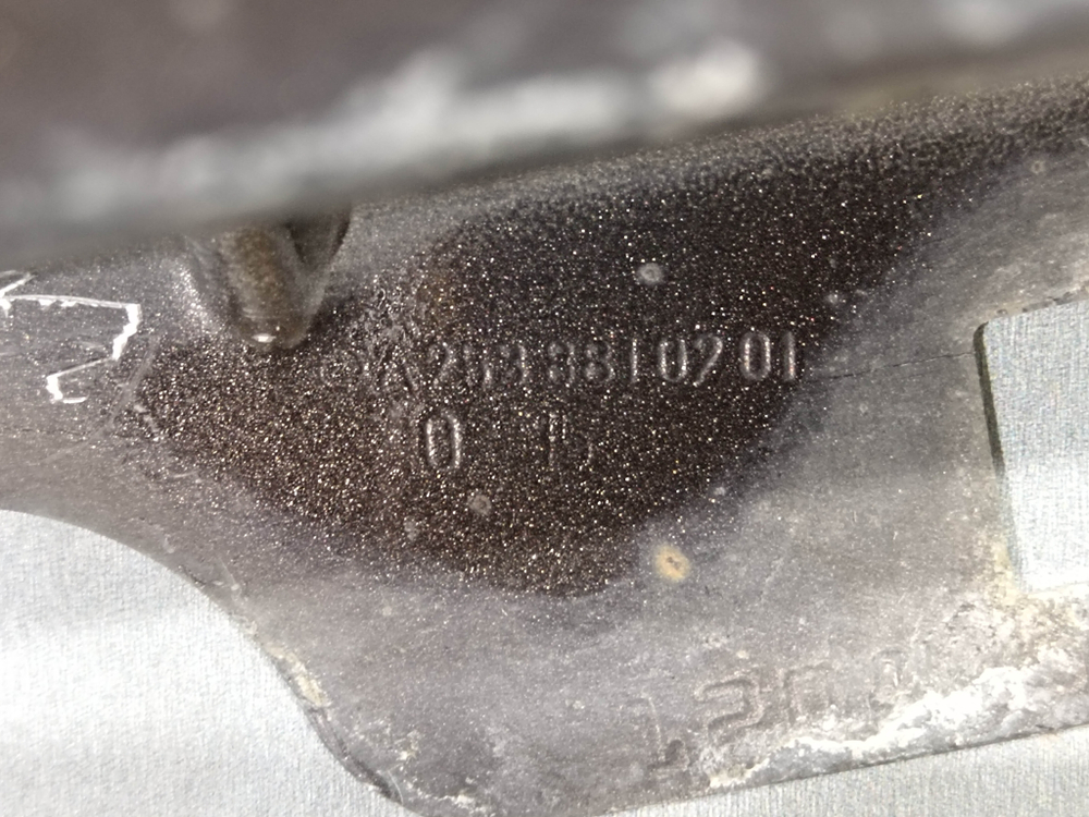 Крыло переднее правое Mercedes GLC (X253) 15-нв Б/У Оригинал A2538800218