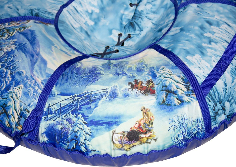 Тюбинг Санки-Ватрушка Prival Тройка 75 см с камерой