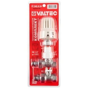 Комплект терморегулирующего оборудования Valtec 1/2" прямой (арт. VT.046.N.04)