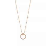 Подвеска из розового золота 18k с бриллиантами, Tiffany 💠 T collection - Единственная в наличии