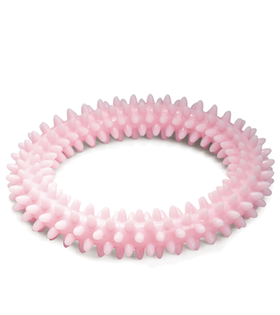 Игрушка для щенков из термопластичной резины "Кольцо", розовое, d105мм, серия Puppy, Triol