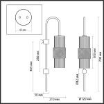 Бра Odeon Light 5016/1W PIMPA