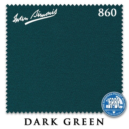 Сукно "Iwan Simonis 860" 198см Dark Green