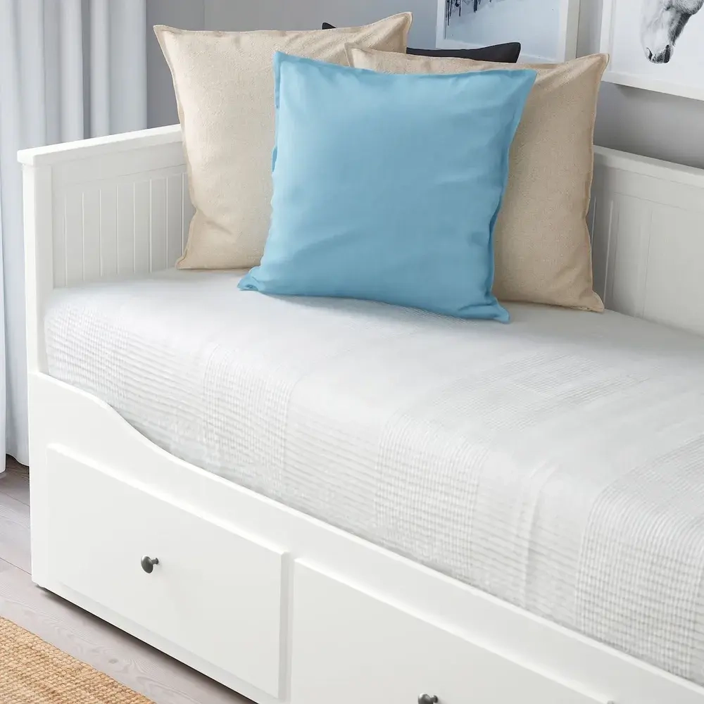 Кровать-тахта выдвижная двуспальная с ящиками КАНТРИ (IKEA HEMNES), 80х200, белый
