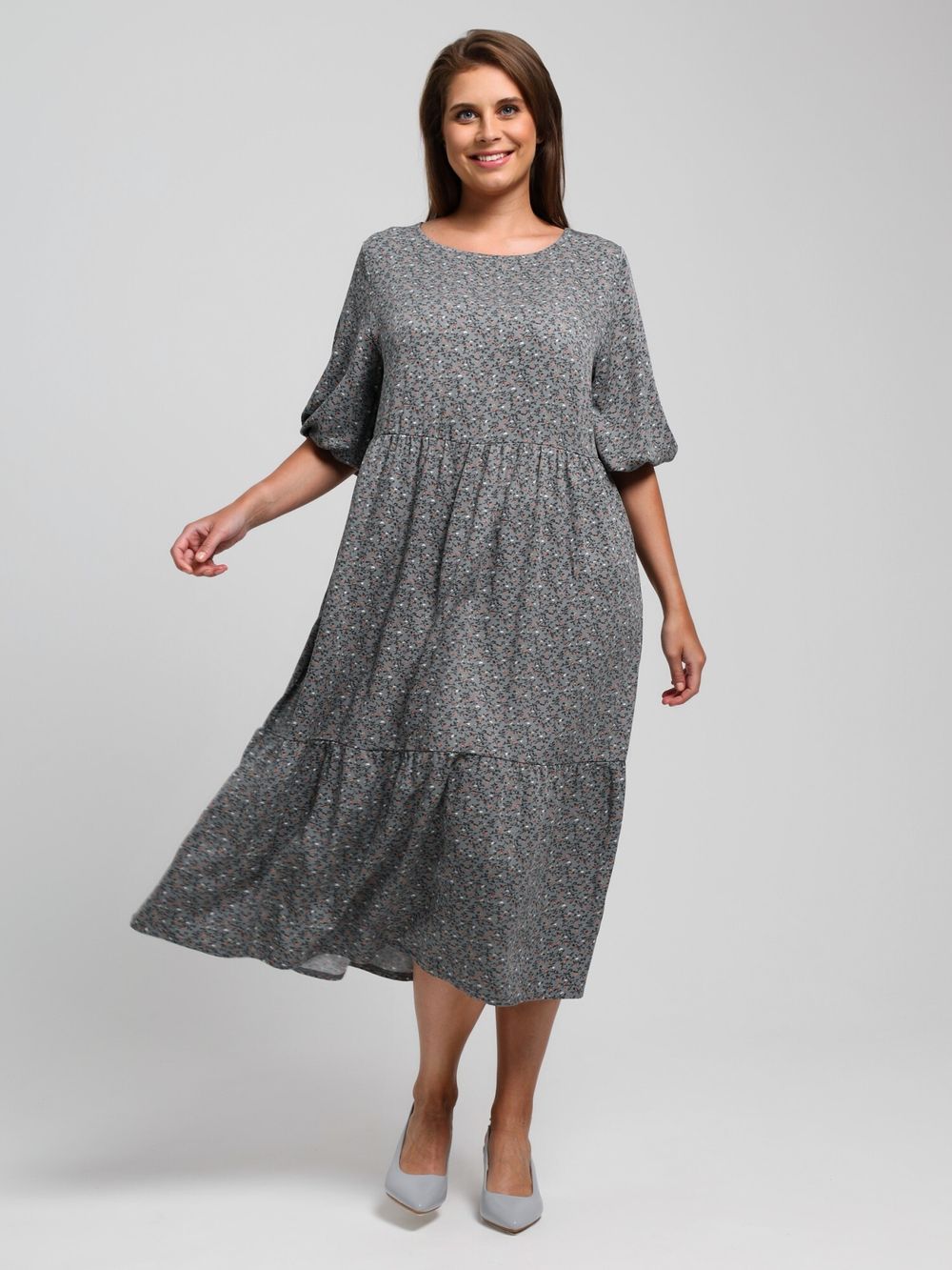 Платье Авантаж Виотекс СЕРЫЙ