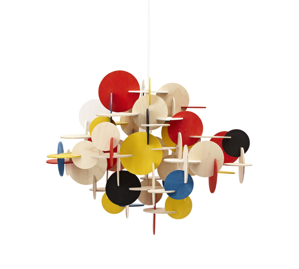 Pendant design lamp  Bau by Normann Copenhagen (Multicolored)