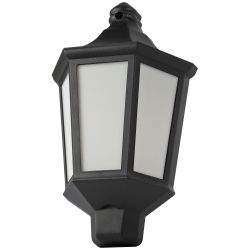 Садово-парковый светильник ЭРА «Ника» НБУ 06-60-003 60Вт черный белое основание матовый