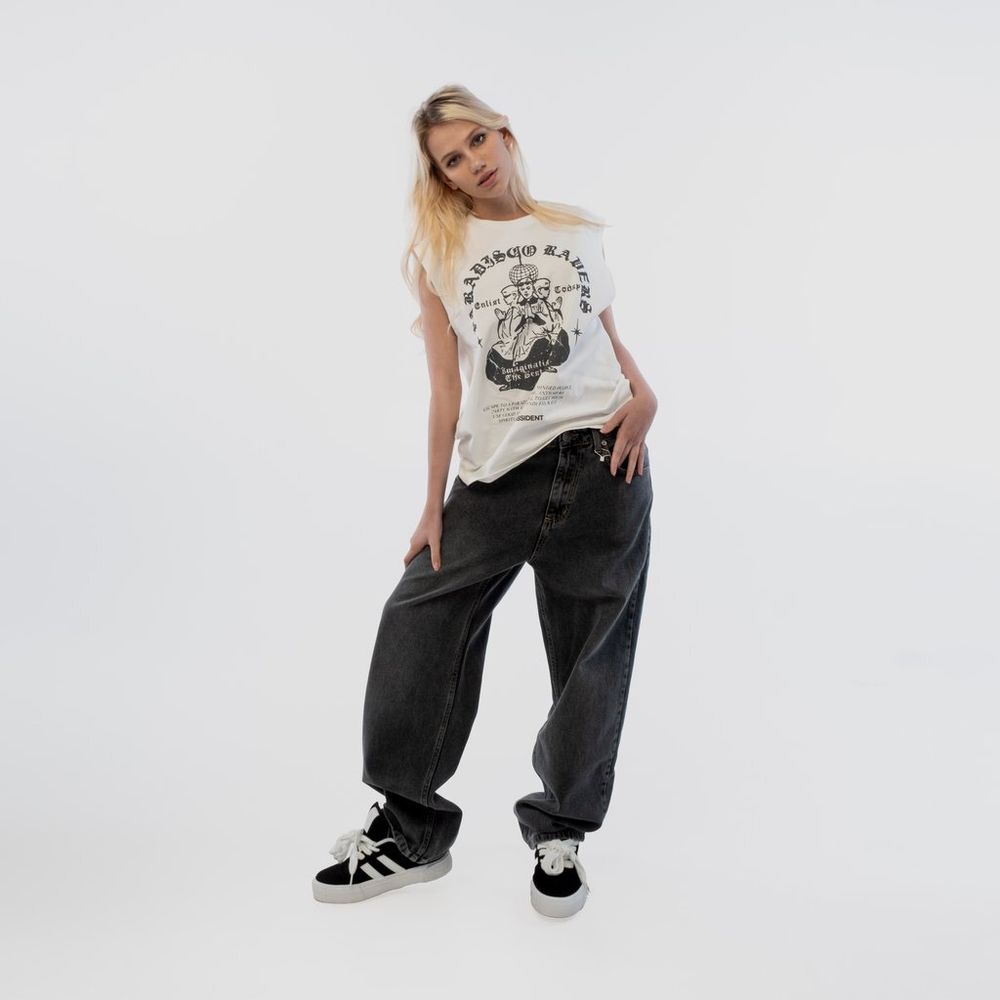 Майка Dissident Paradisco Ravers белая