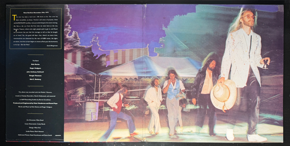 Supertramp - Paris 2LP (Европа 1980г.)