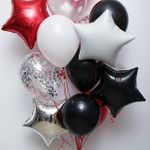 Шар (18"/46 см) Звезда, Белый 1 шт.