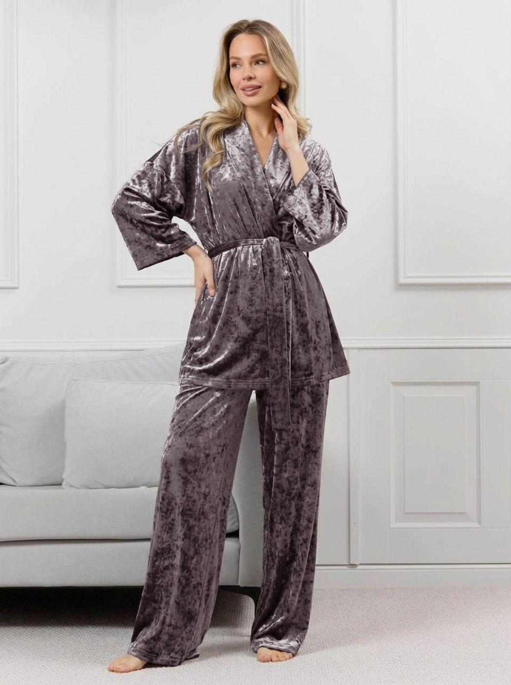 Костюм Мерцание-2 Виотекс СЕРО-ЛИЛОВЫЙ (Акция)