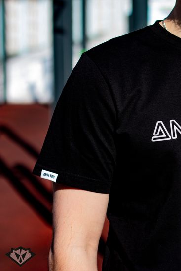 Футболка Antisocial Reflective Logo Black 2.0 (чёрный)