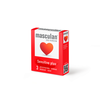 Презервативы Masculan Sensitive Plus Нежные, 3 шт.