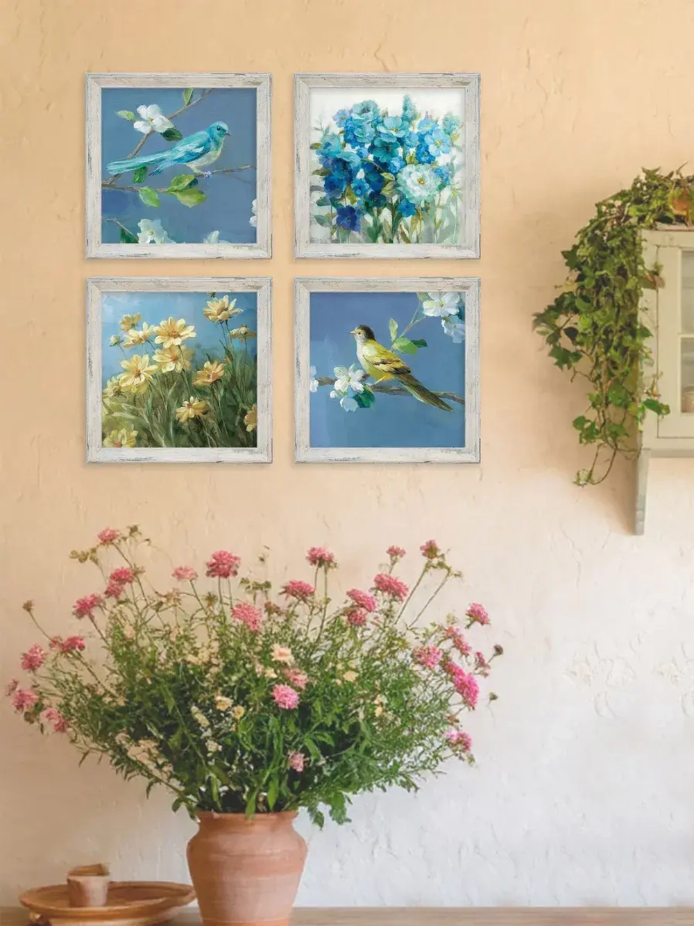 Картины на стену интерьерные на холсте 4 шт