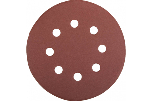 Универсальный шлифовальный круг STAYER на велкро основе 125 мм 8 отверстий 5 шт. Р320 35452-125-320