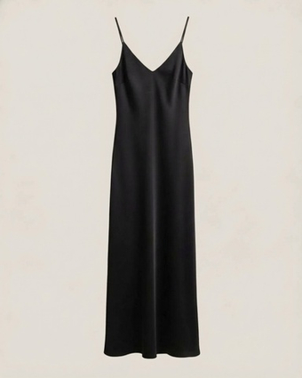 Платье комбинация "Богиня" в черном