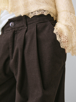 Massimo Dutti Атласные брюки с вытачками, цвет верблюжьей шерсти