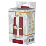 Бордовый вибратор-помада Stacey (Цвет: бордовый)