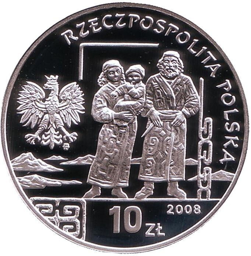 10 злотых. Бронислав Пилсудский (1866-1918). 2008 год. Польша.