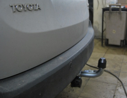 Фаркоп оцинкованный Galia T061C для Toyota RAV4 2013-2018(паспорт и сертификат в комплекте)(без электрики)