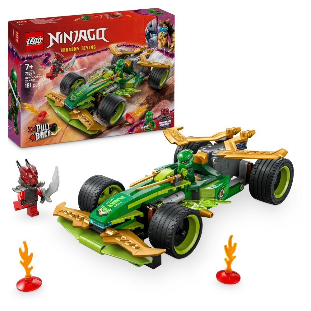 LEGO Ninjago / Гоночный автомобиль Ллойда с оттяжкой/ 71828