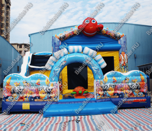 Коммерческий надувной батут "Немо" 8*7*6 м